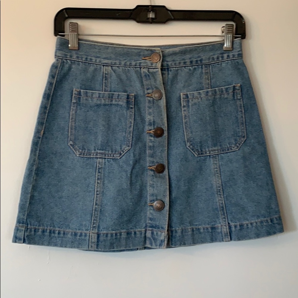 jean skirt!